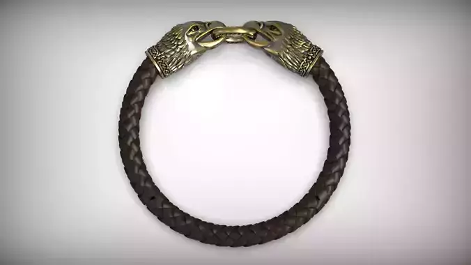 Eagle Head Antique Cord Bracelet