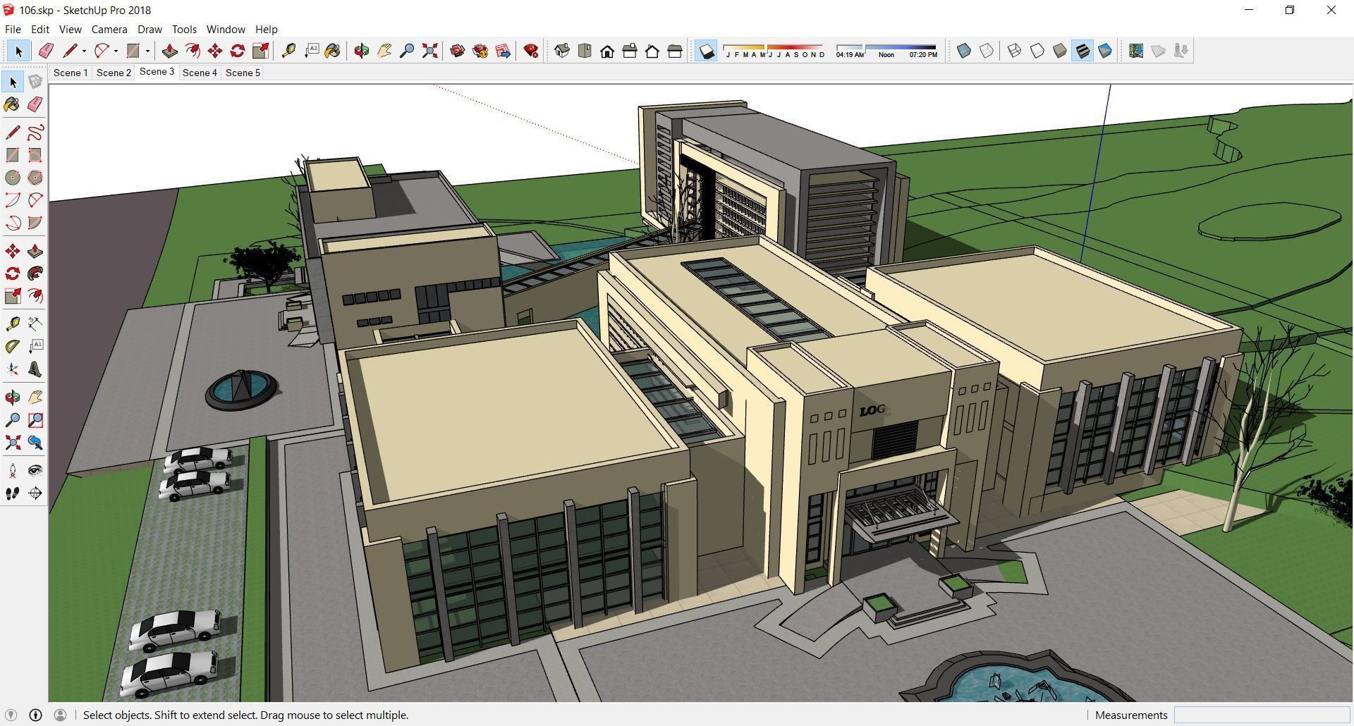 Sketchup Hotel 106 3D model_5