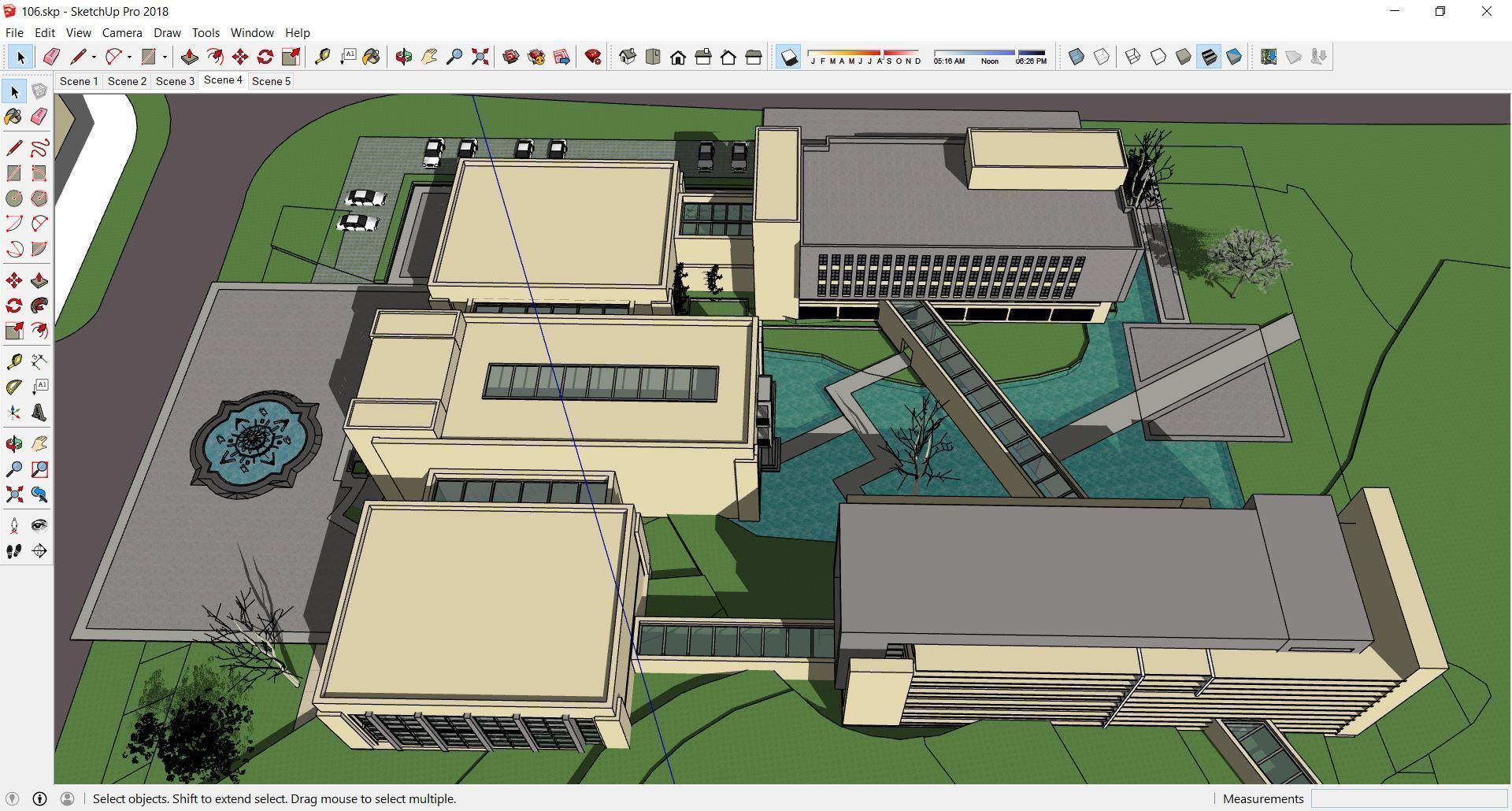 Sketchup Hotel 106 3D model_6
