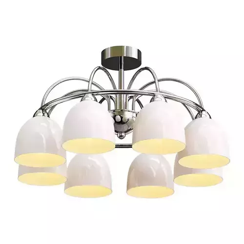 artee ceiling light fixture with six lamps
