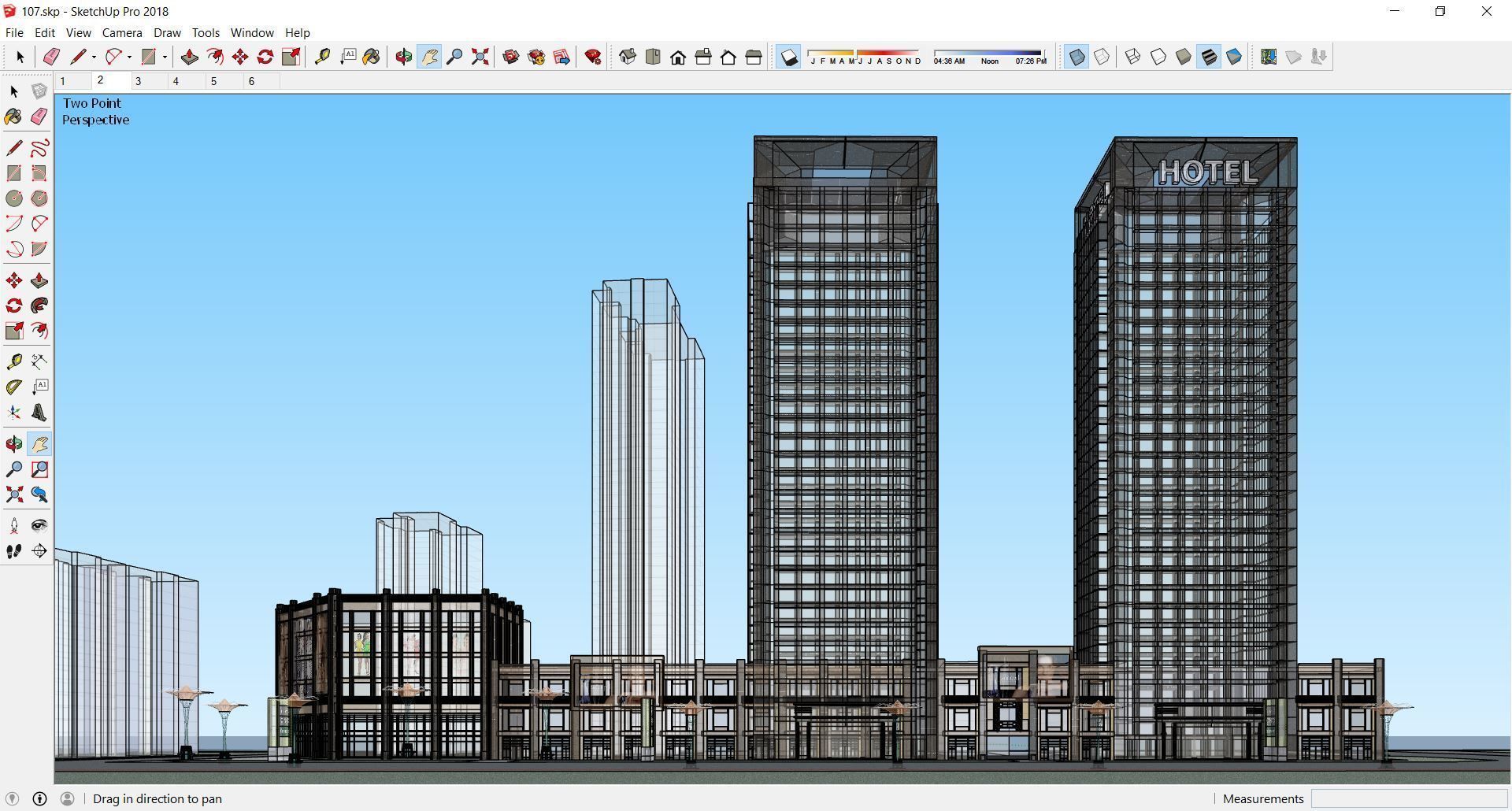 Sketchup Hotel 107 3D model_2