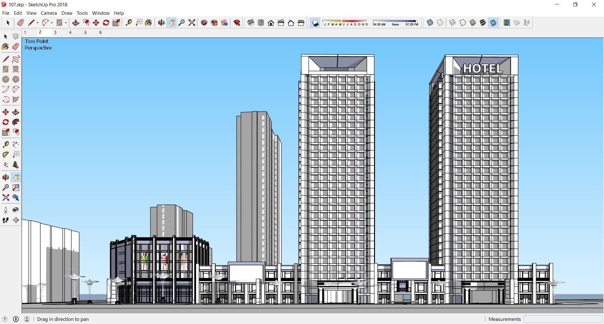 Sketchup Hotel 107 3D model_1