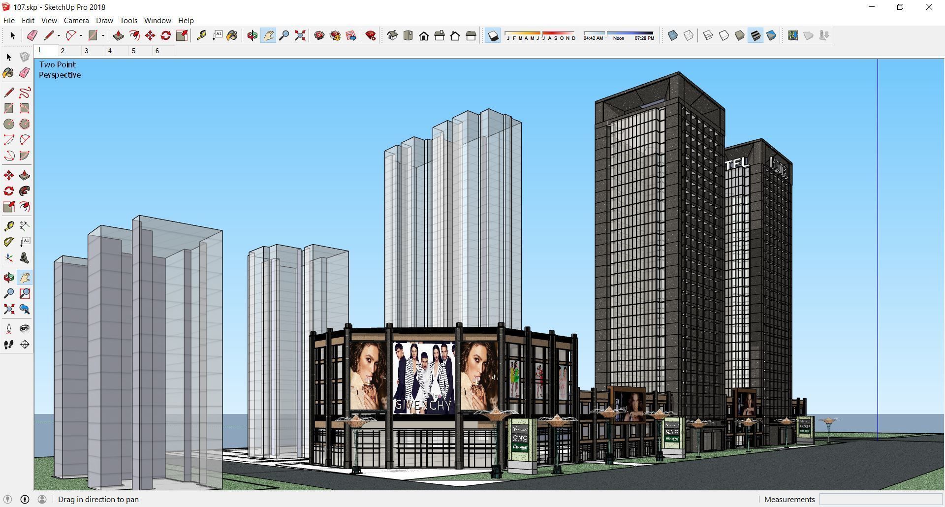 Sketchup Hotel 107 3D model_3
