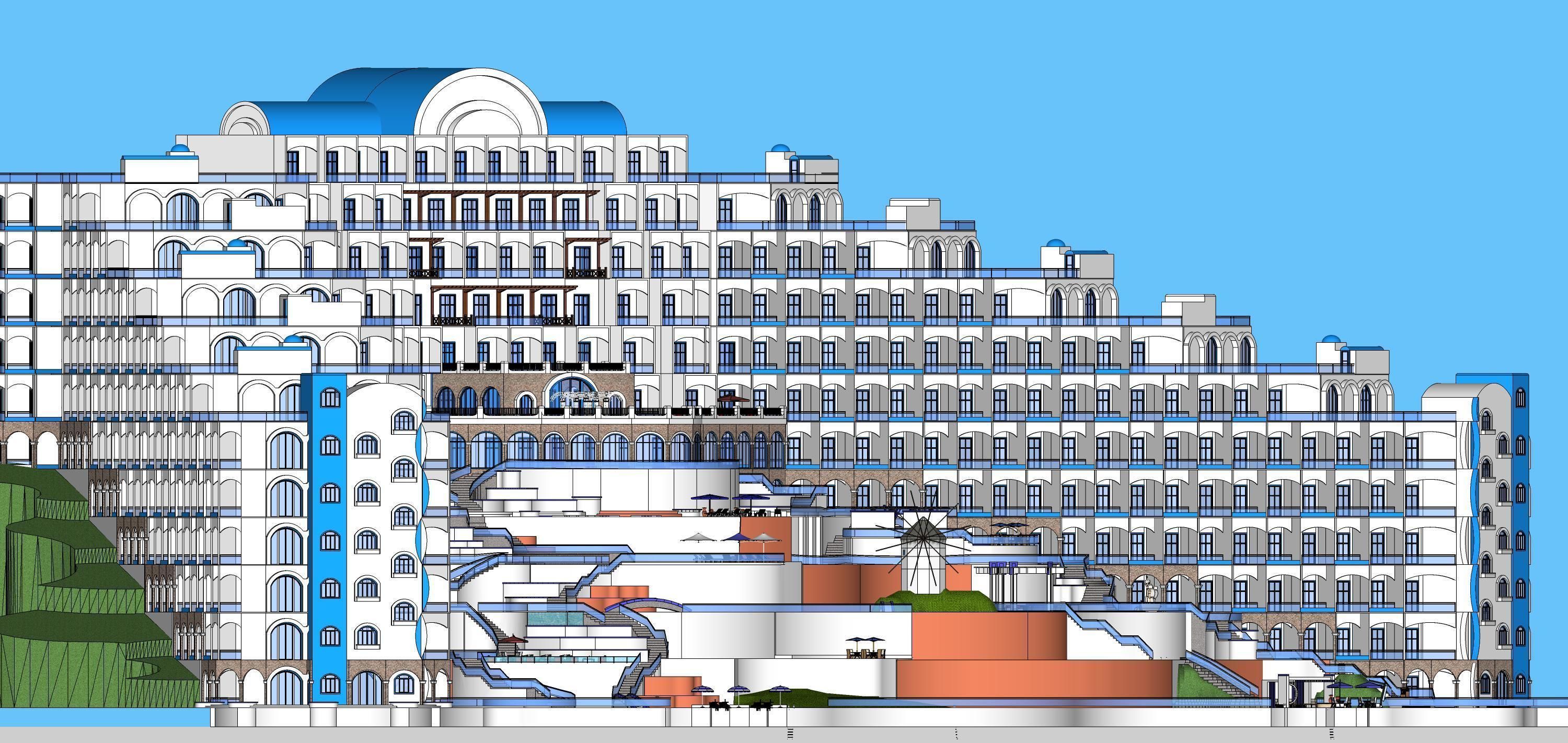 Sketchup Hotel 188 3D model_15