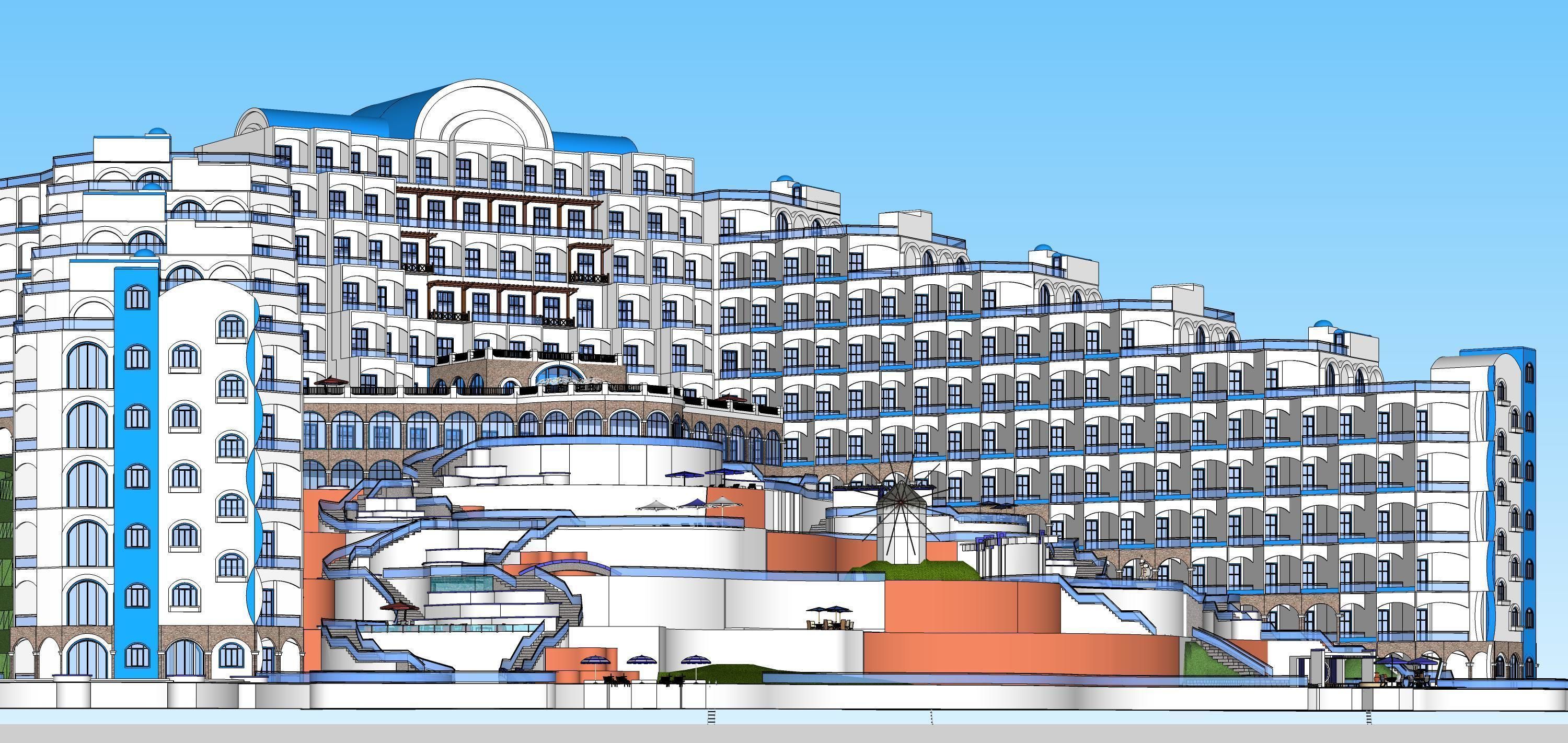 Sketchup Hotel 188 3D model_5