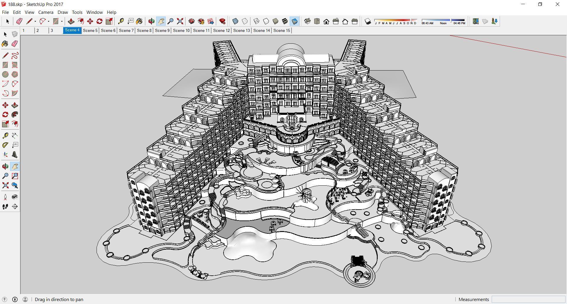 Sketchup Hotel 188 3D model_2
