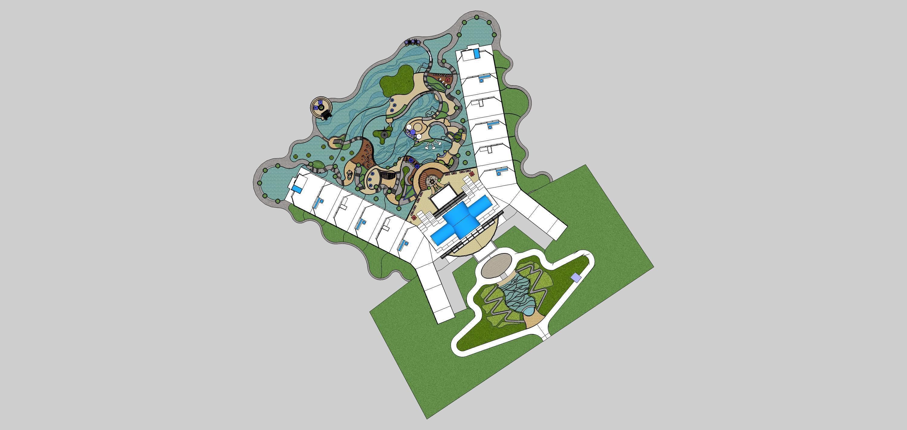 Sketchup Hotel 188 3D model_17