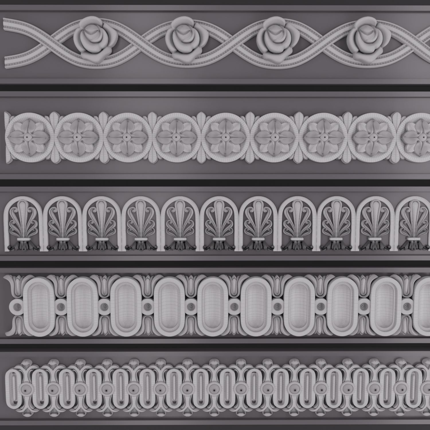 Trim Ornament 110 3D model_2