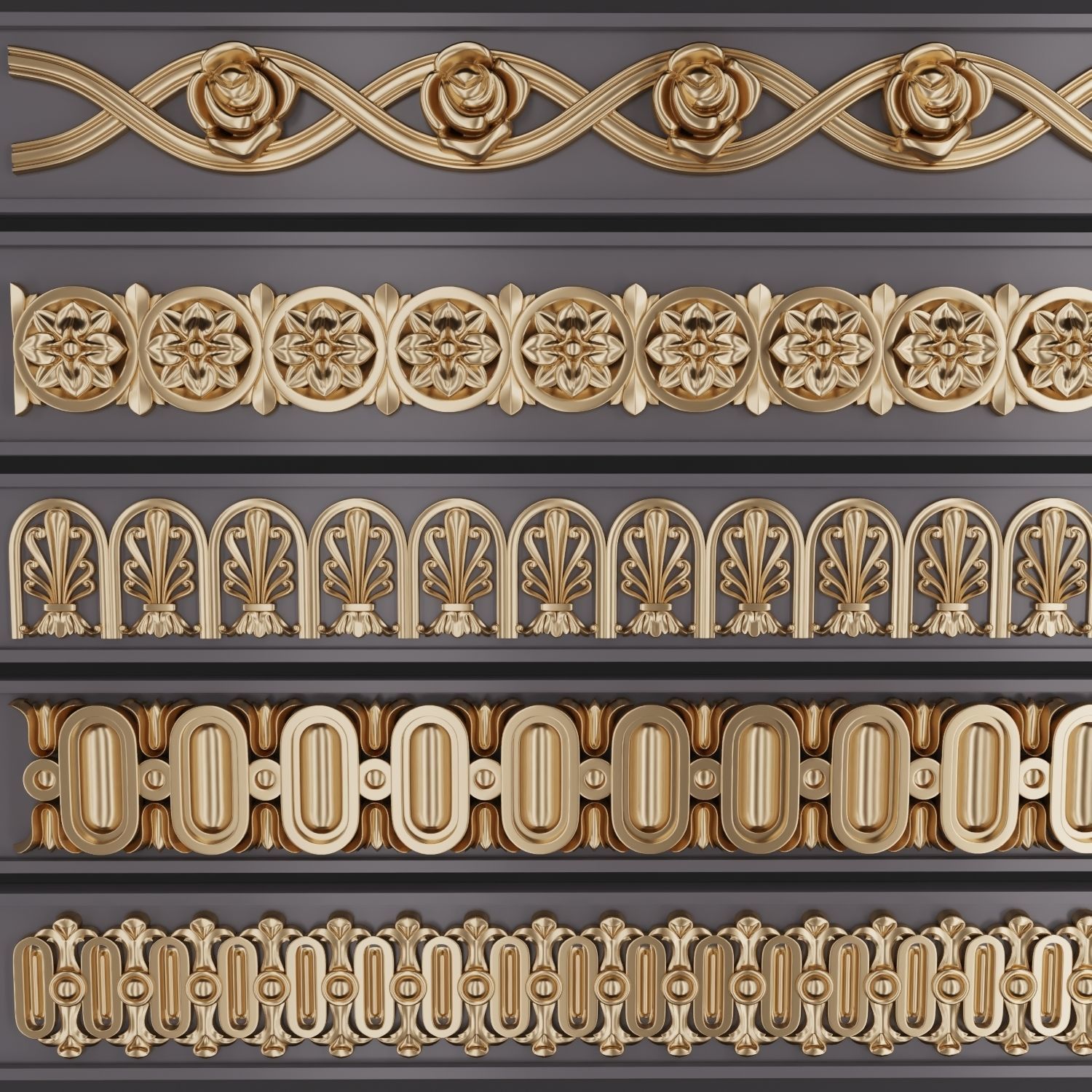 Trim Ornament 110 3D model_1