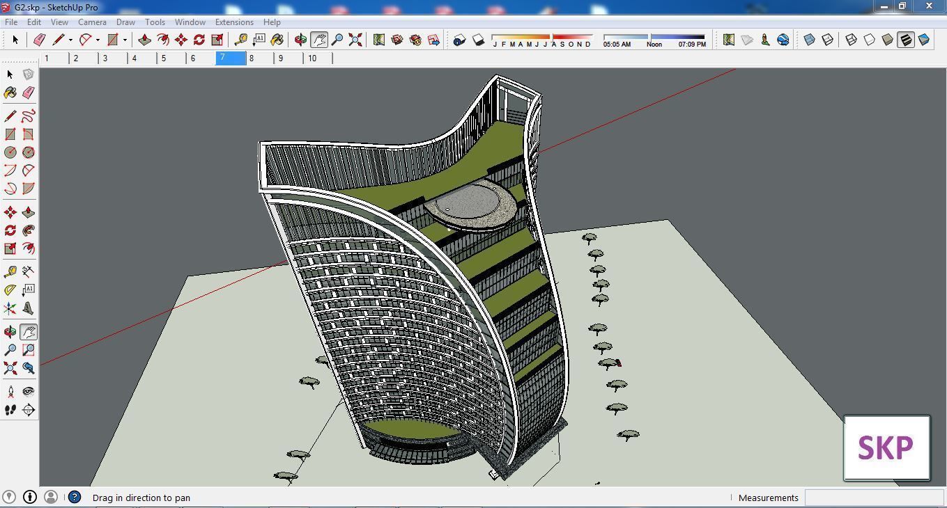 Sketchup Hotel G2 3D model_2