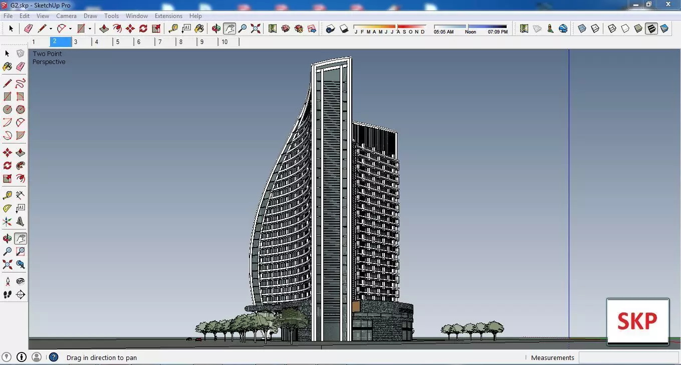 Sketchup Hotel G2 3D model_0