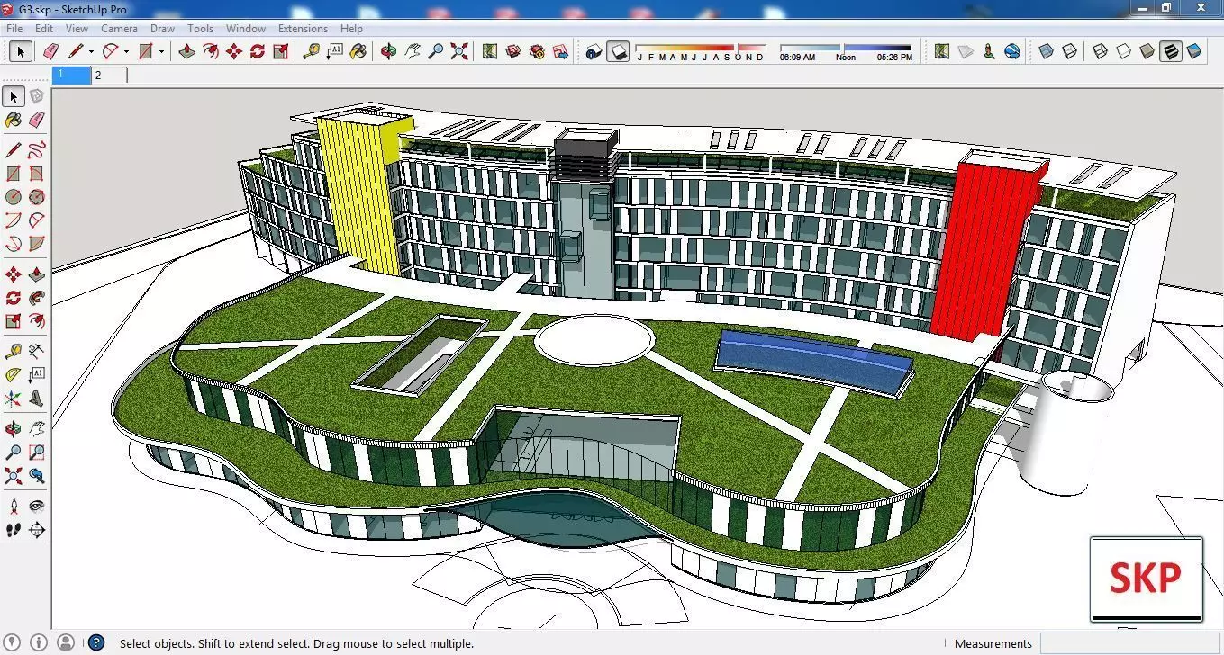 Sketchup Hotel G3 3D model_0