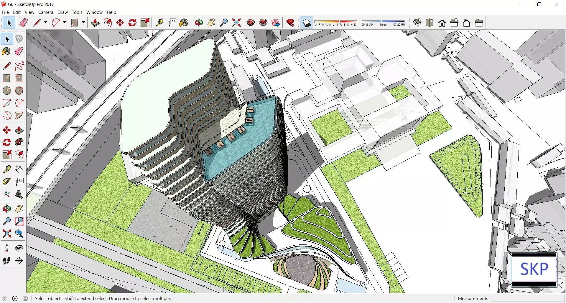 Sketchup Hotel G6 3D model_0
