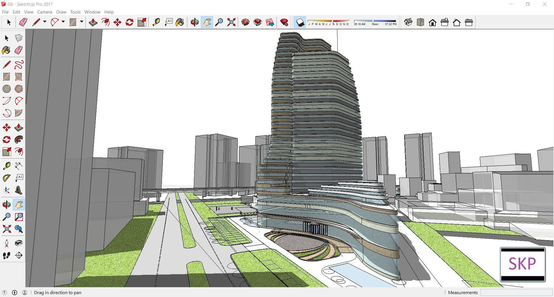 Sketchup Hotel G6 3D model_1