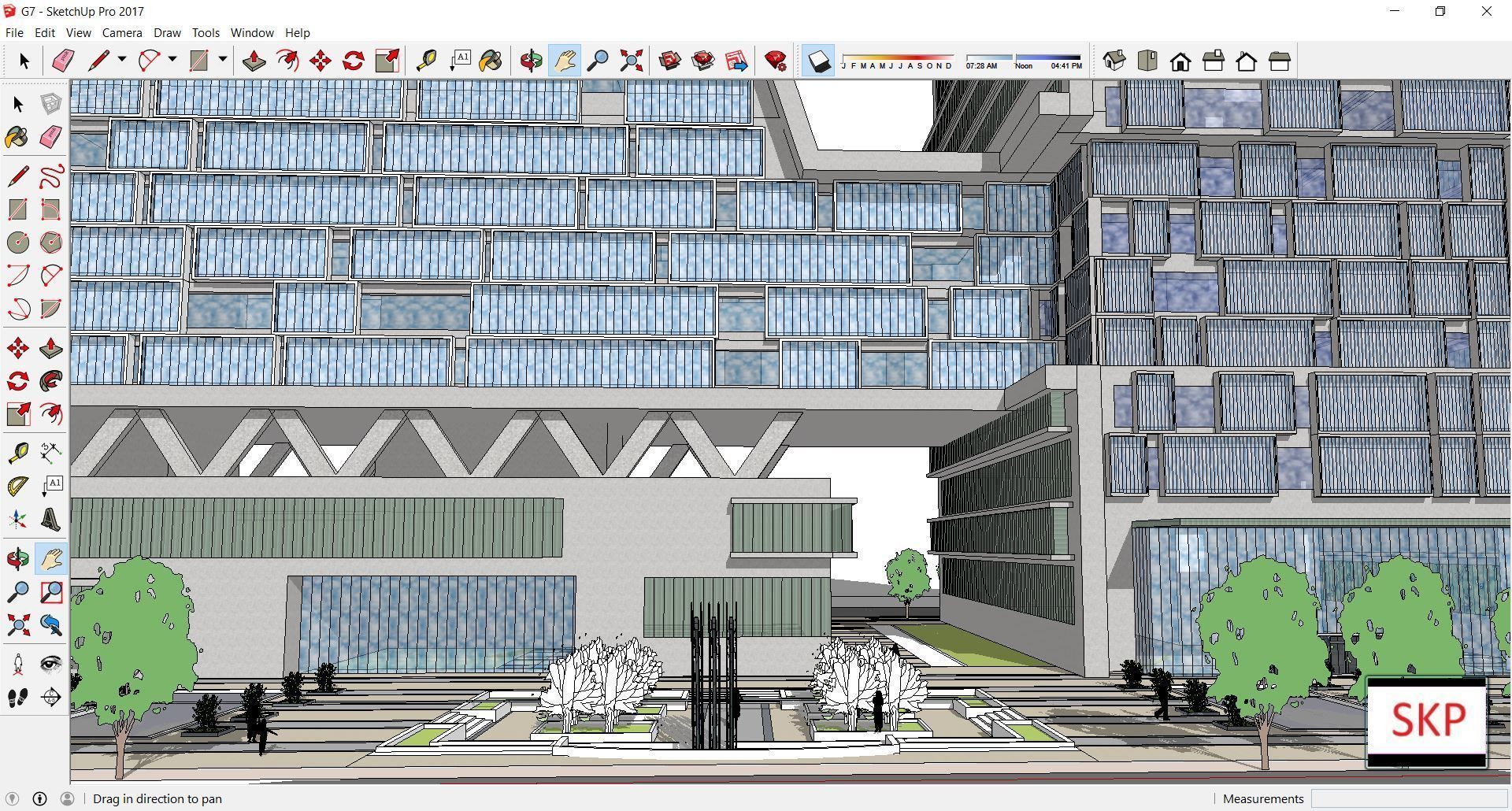 Sketchup Hotel G7 3D model_2