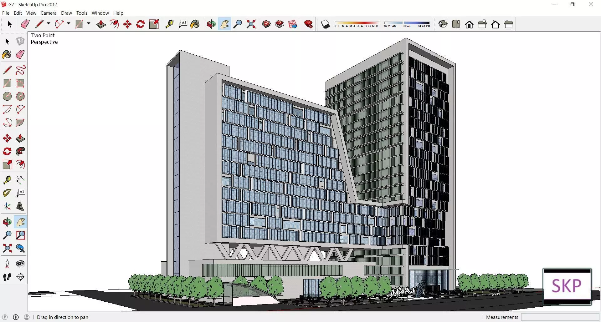 Sketchup Hotel G7 3D model_0