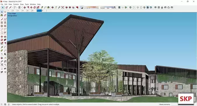 Sketchup Hotel H3