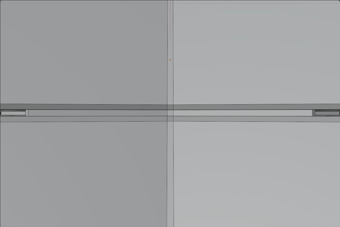 Futuristic Pyramidal Build Two Peaks Low-poly 3D model_28