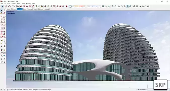 Sketchup Hotel H5