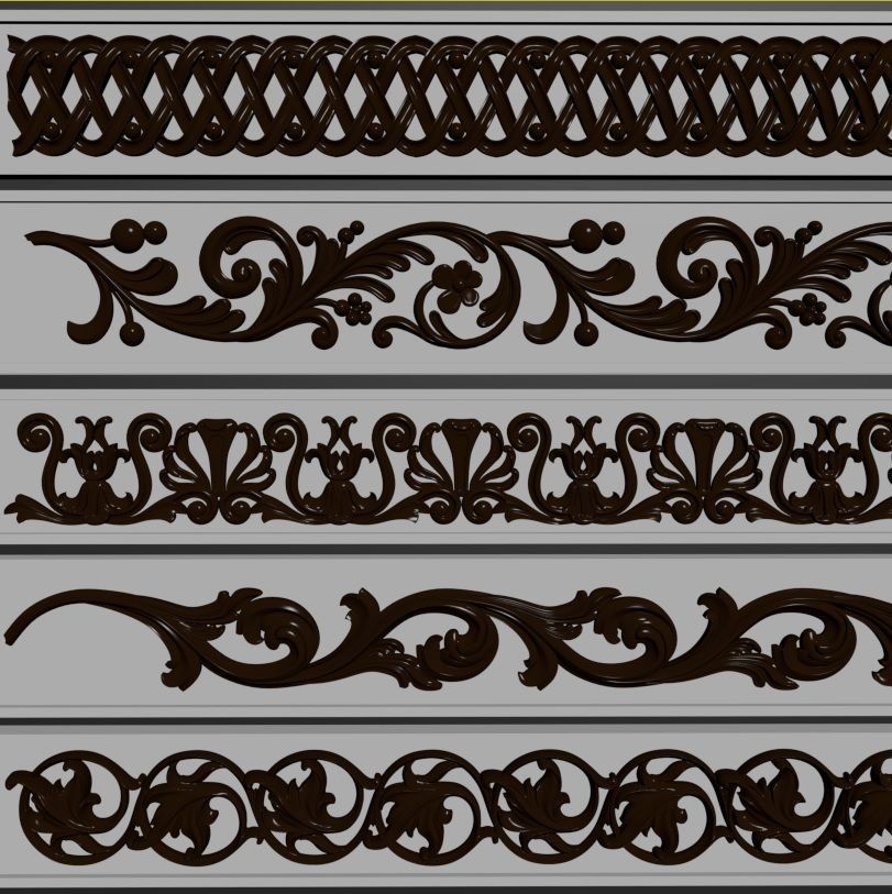 Trim Ornament 112 3D model_9