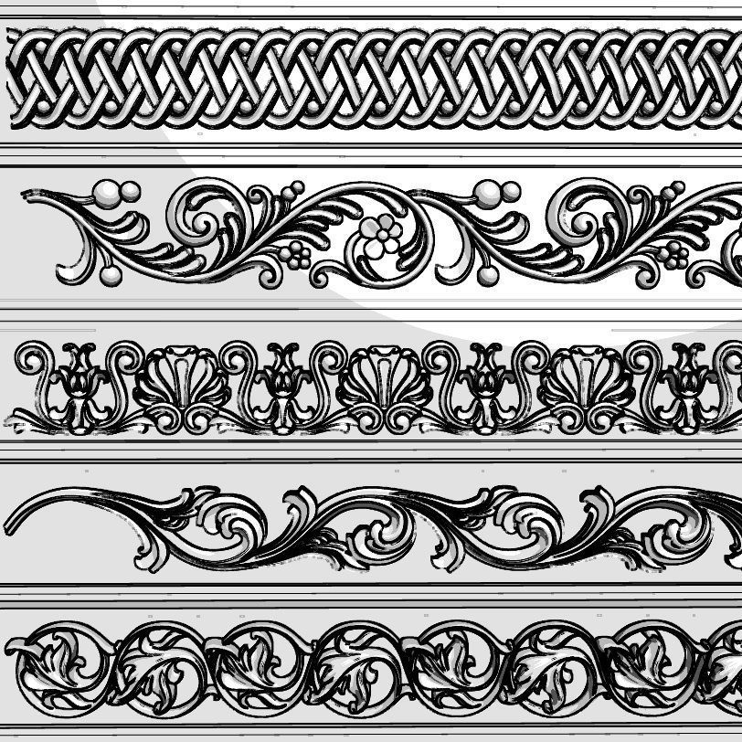 Trim Ornament 112 3D model_5