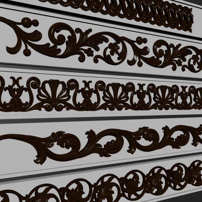 Trim Ornament 112 3D model_8