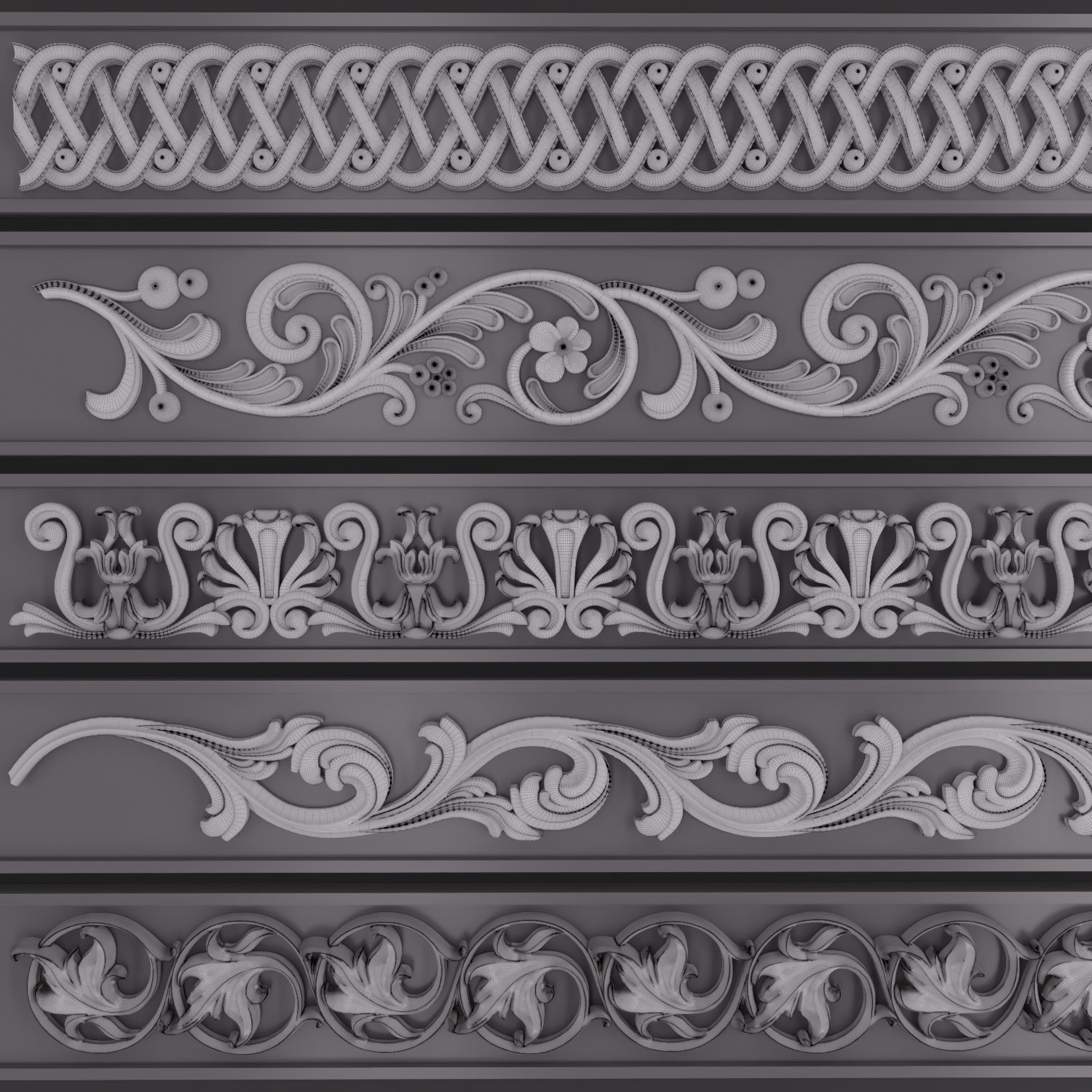 Trim Ornament 112 3D model_1