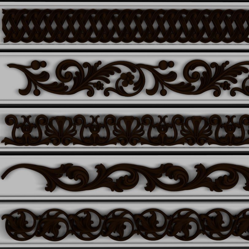 Trim Ornament 112 3D model_11