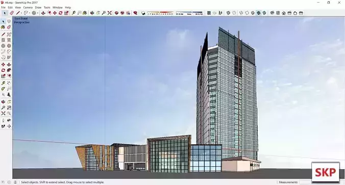 Sketchup Hotel H6