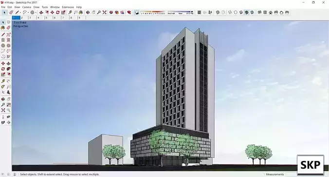 Sketchup Hotel H10