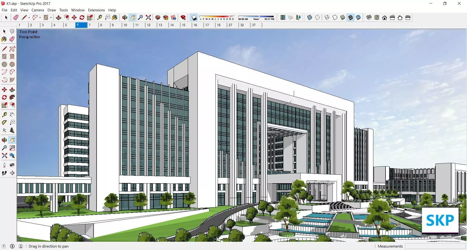 Sketchup Hotel K1 3D model_0