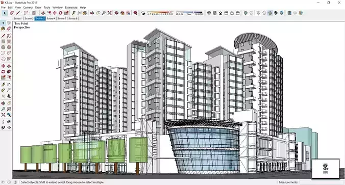 Sketchup Hotel K3