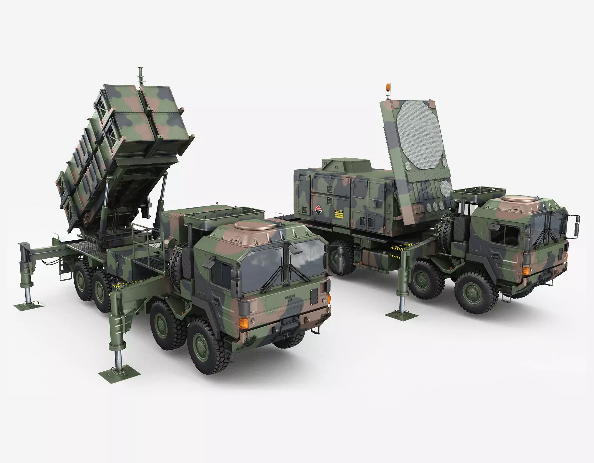 MAN MIM-104 Patriot battery 3D model