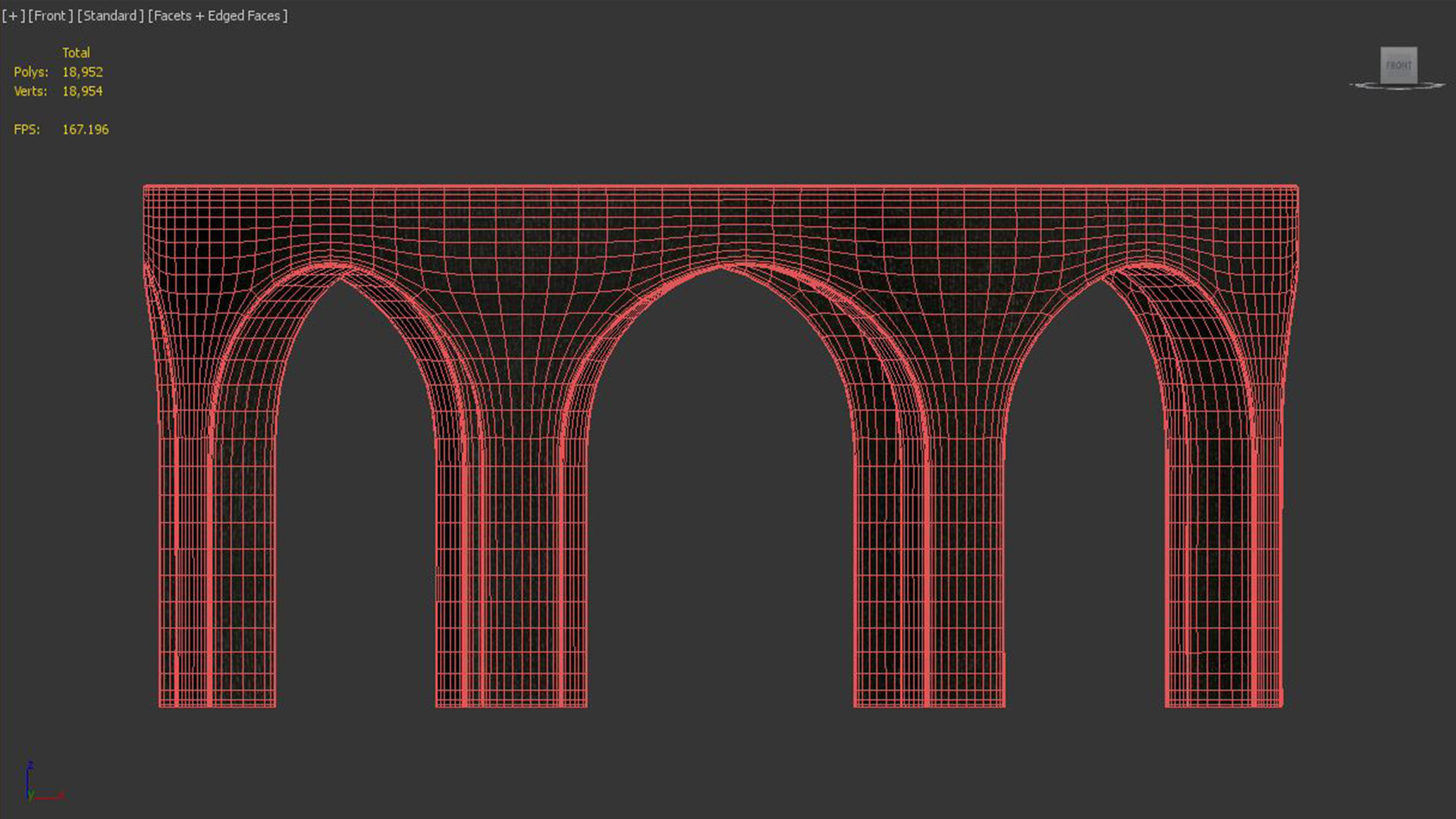Villa Round Coffee Table 3D model_6