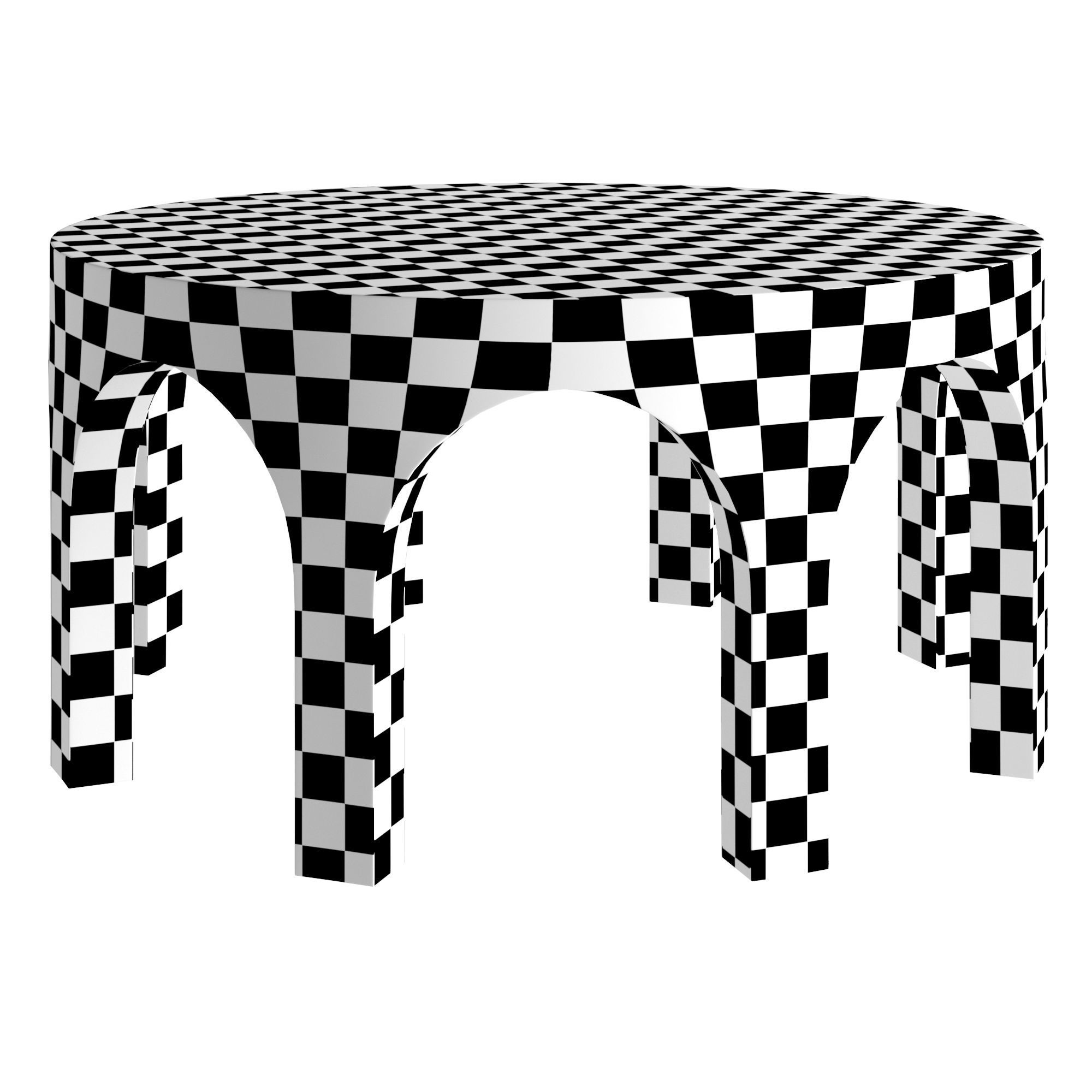 Villa Round Coffee Table 3D model_3