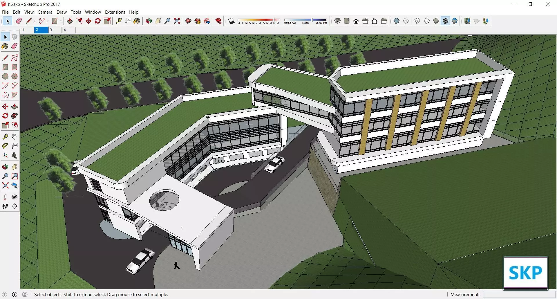 Sketchup Hotel K6 3D model_0