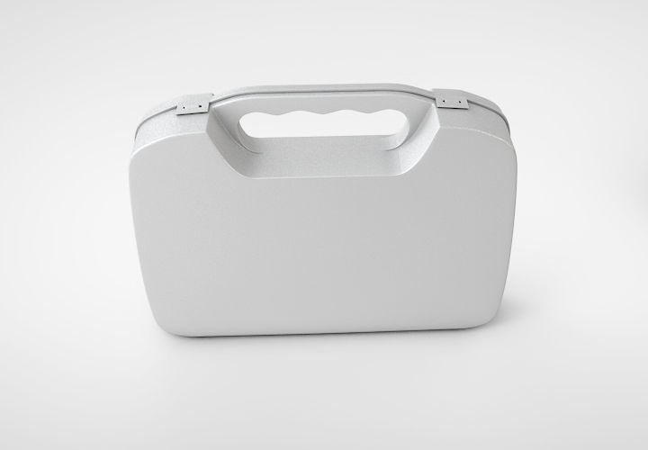 Tin first aid kit with cross emblem 3D model_6