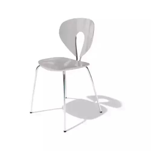Minimalistic Silver Chair