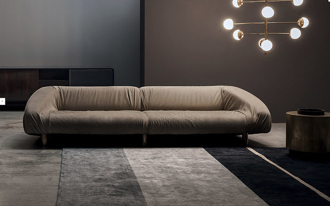 Fold Sofa by Baxter 3D model 5
