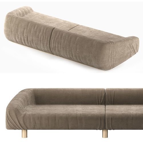Fold Sofa by Baxter 3D model 2
