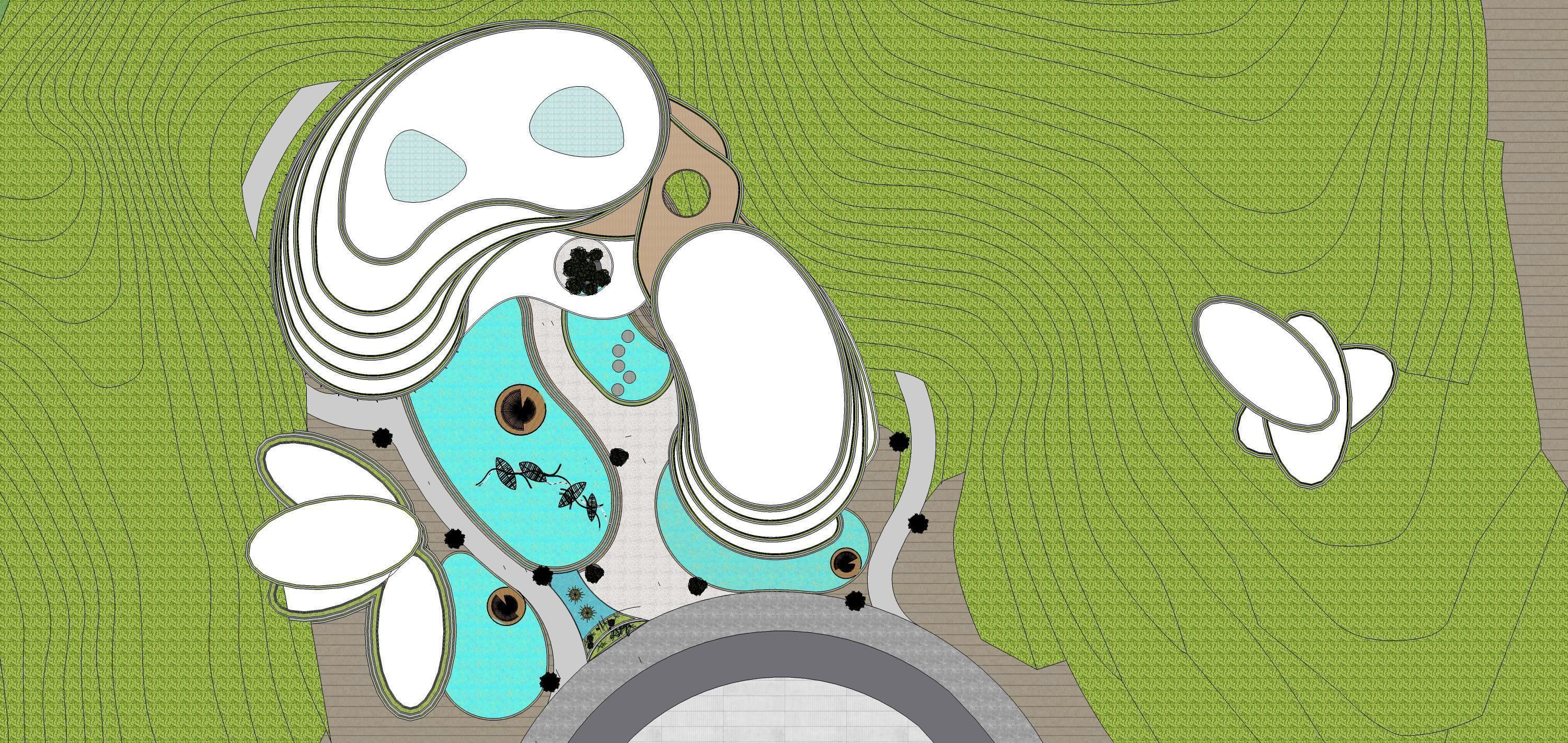 Sketchup Hotel T2 3D model_4