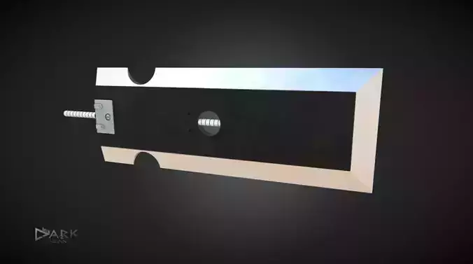 Redstorm piece of metal with hole in it