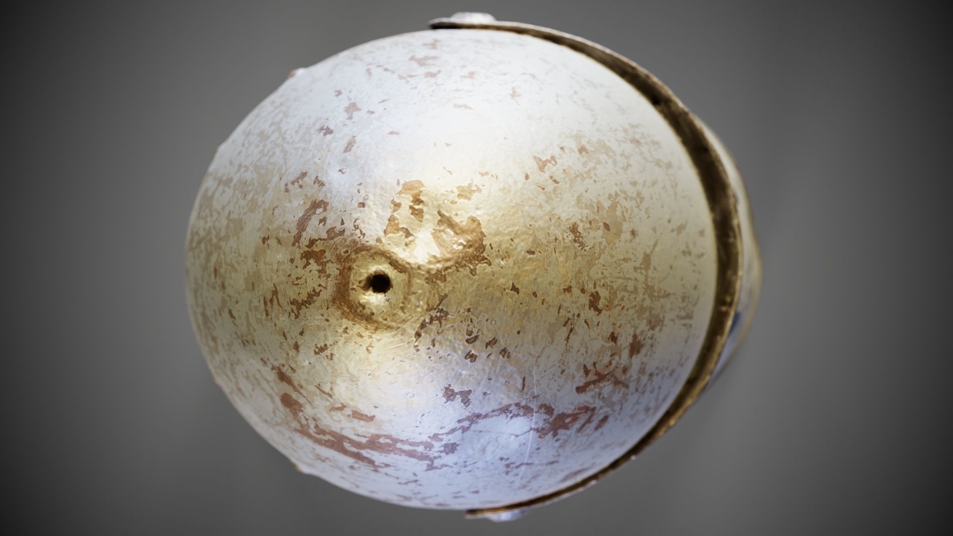 Visor Helmet Closed Low-poly 3D model_9