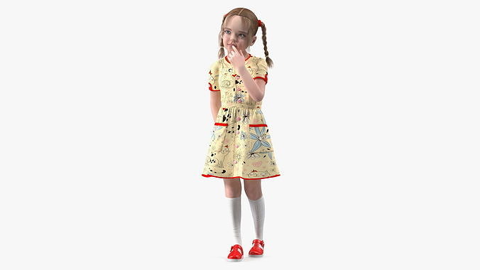 Child Girl 3D model