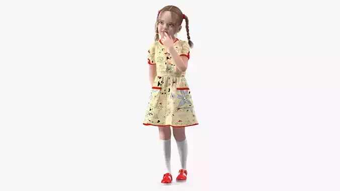 Child Girl 3D model