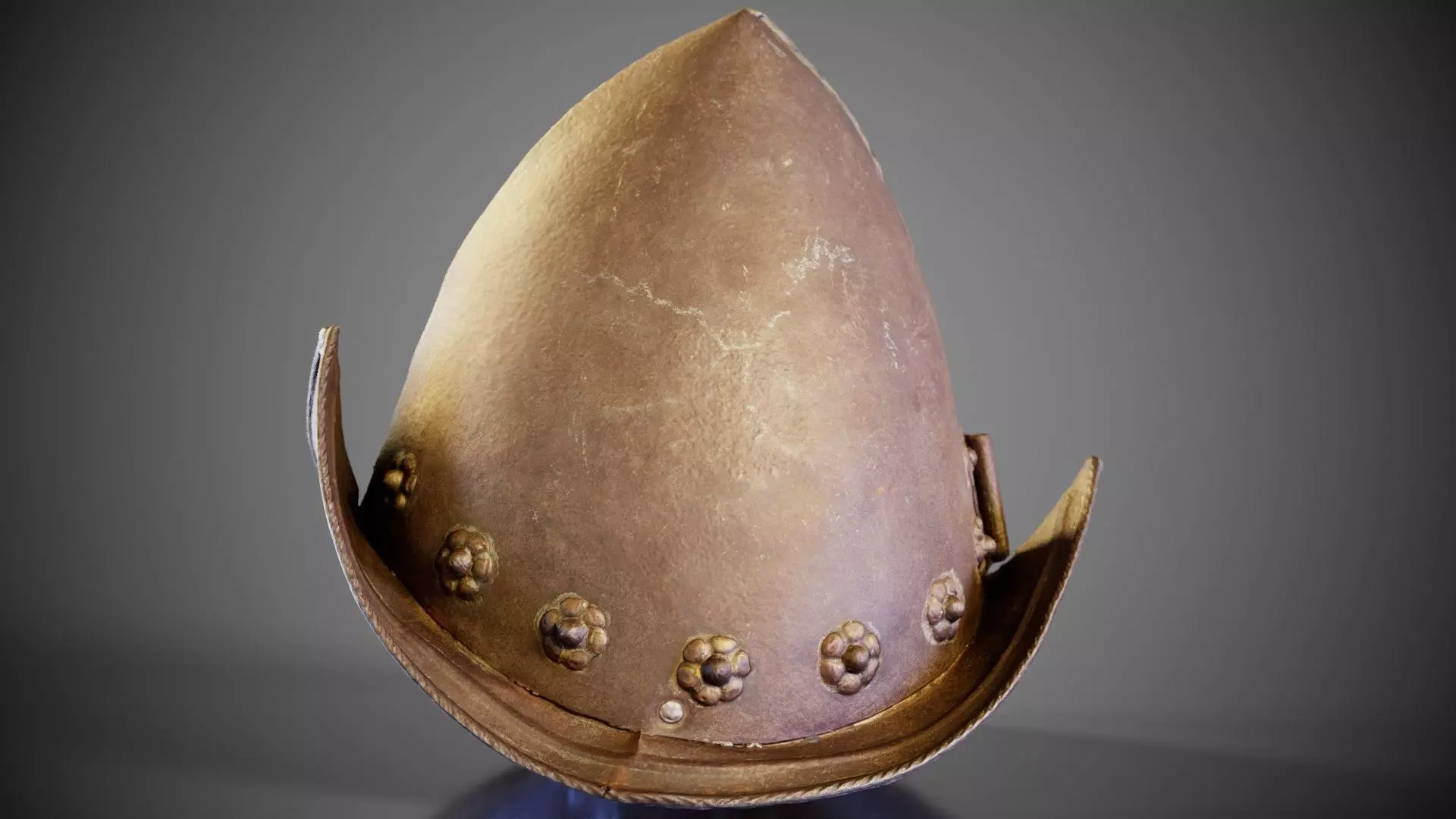Spanish Flower Hat Low-poly 3D model