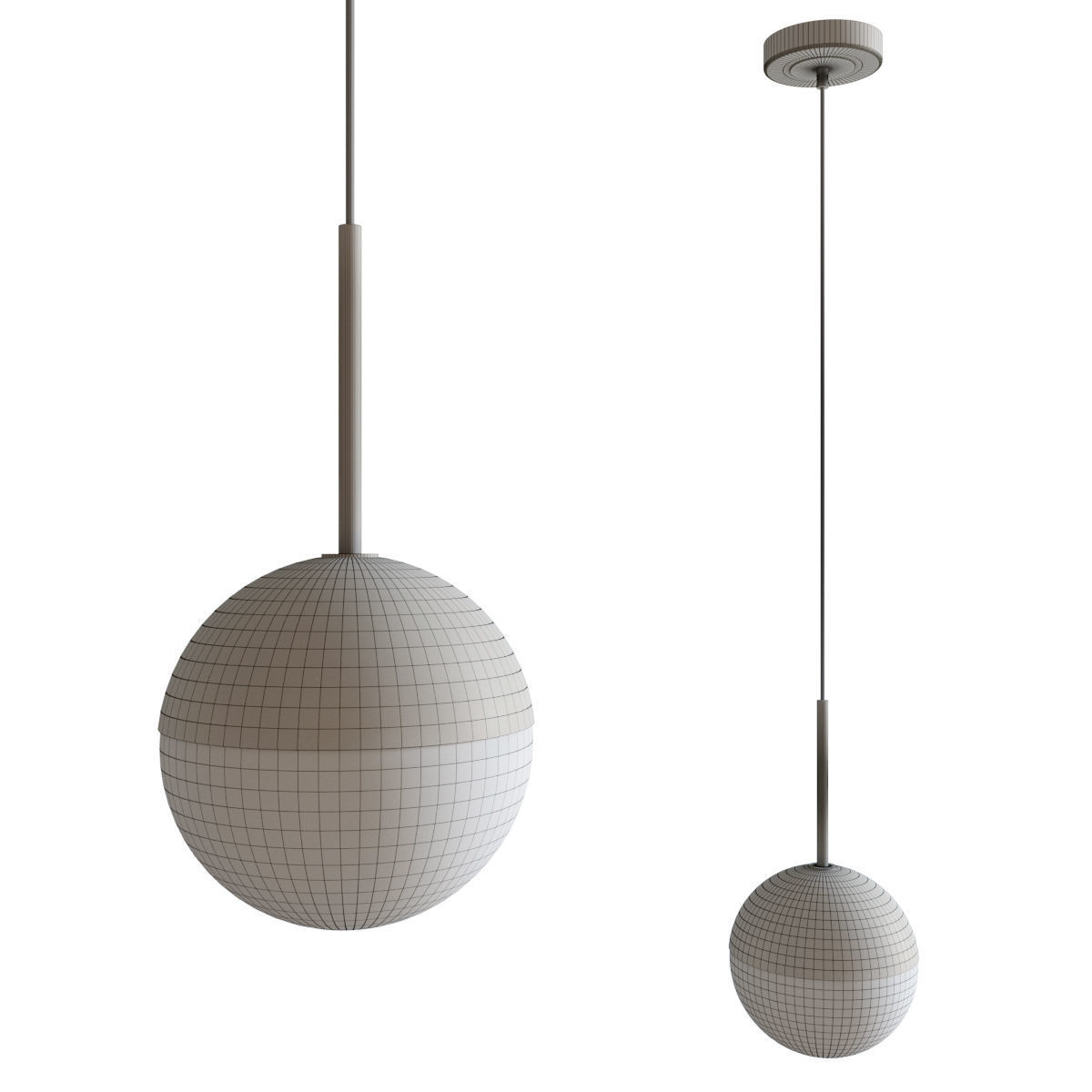 Pendant lamp Viokef 4190200 Viola 3D model_1