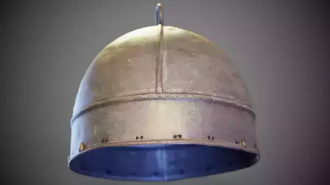 Ring Helmet Low-poly 3D model