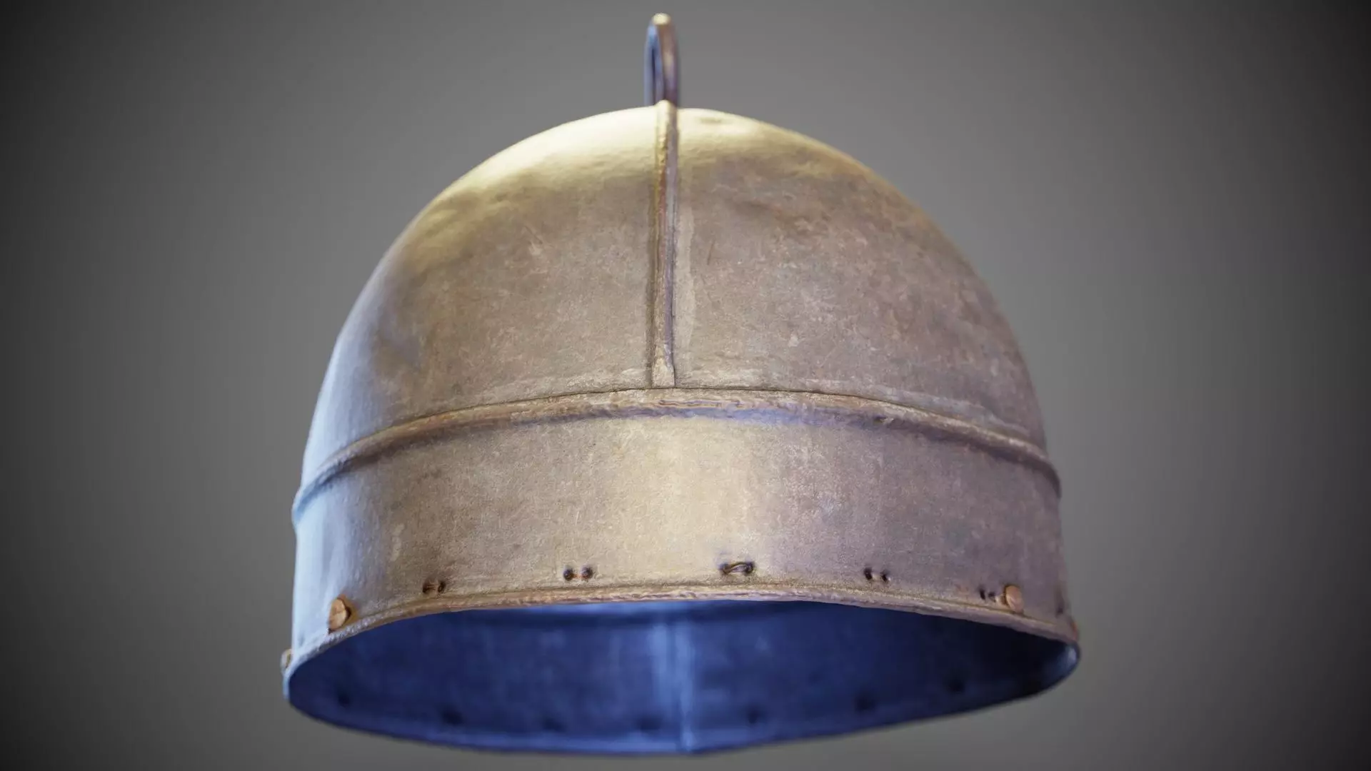 Ring Helmet Low-poly 3D model_0