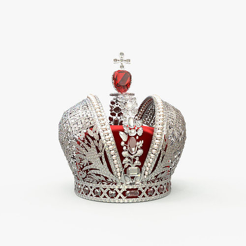 The Imperial Crown of Russia 3D model